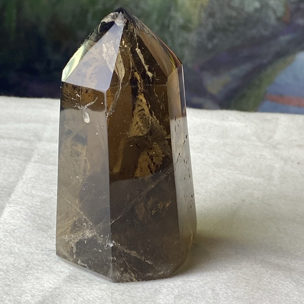 Smokey Quartz 3.25” Tower - Picture 6 of 7